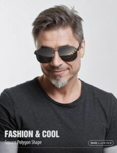 LUENX Polarized Aviator Sunglasses