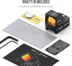 Feyachi Red Dot Sight (Shake Awake, 2 MOA Reticle)