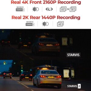 THINKWARE U3000 PRO 2CH 4K HDR Dash Cam (Front & Rear)