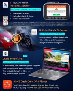 ROVE R2-4K DUAL PRO Dash Cam (Front & Rear)