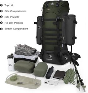 Mardingtop 65L Military Backpack