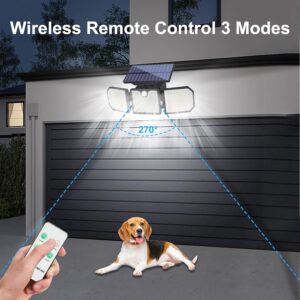 270° Motion Sensor Solar Flood Light