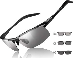 TJUTR Photochromic Polarized Driving Sunglasses