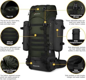 Mardingtop 65L Military Backpack