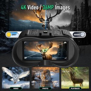 BESTECCT 4K Night Vision Binoculars 