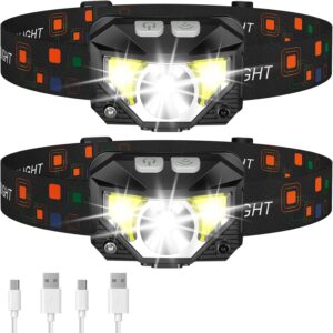 LHKNL Rechargeable Headlamp 2-Pack.