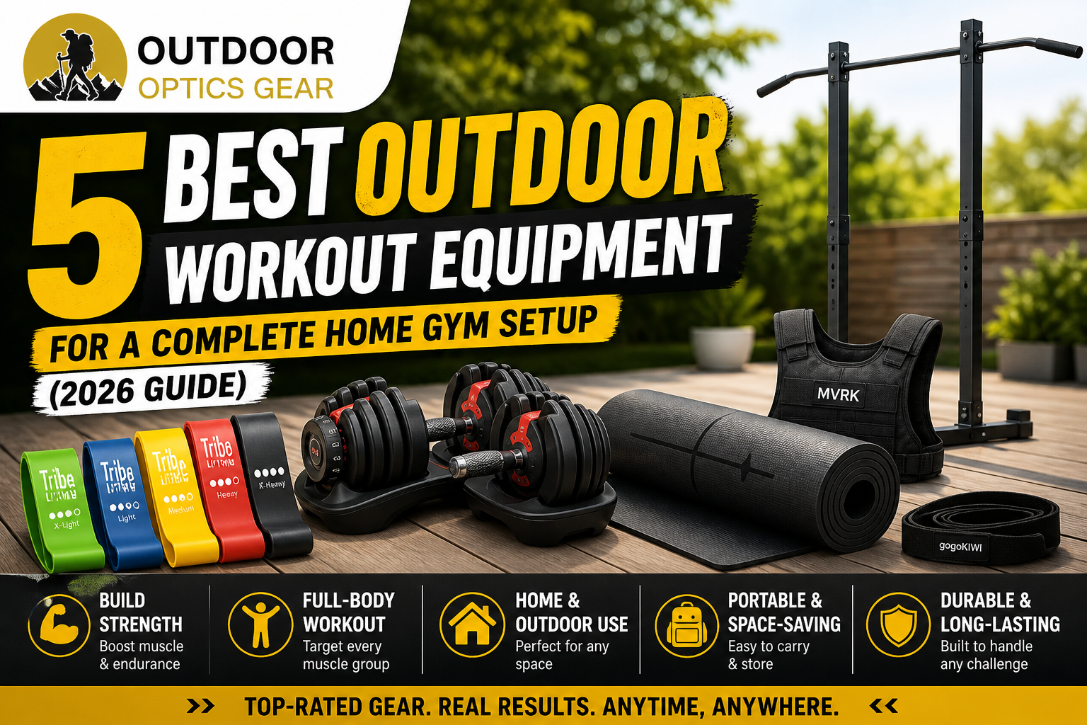 5 Best Outdoor Workout Equipment for a Complete Home Gym Setup (2026 Guide)