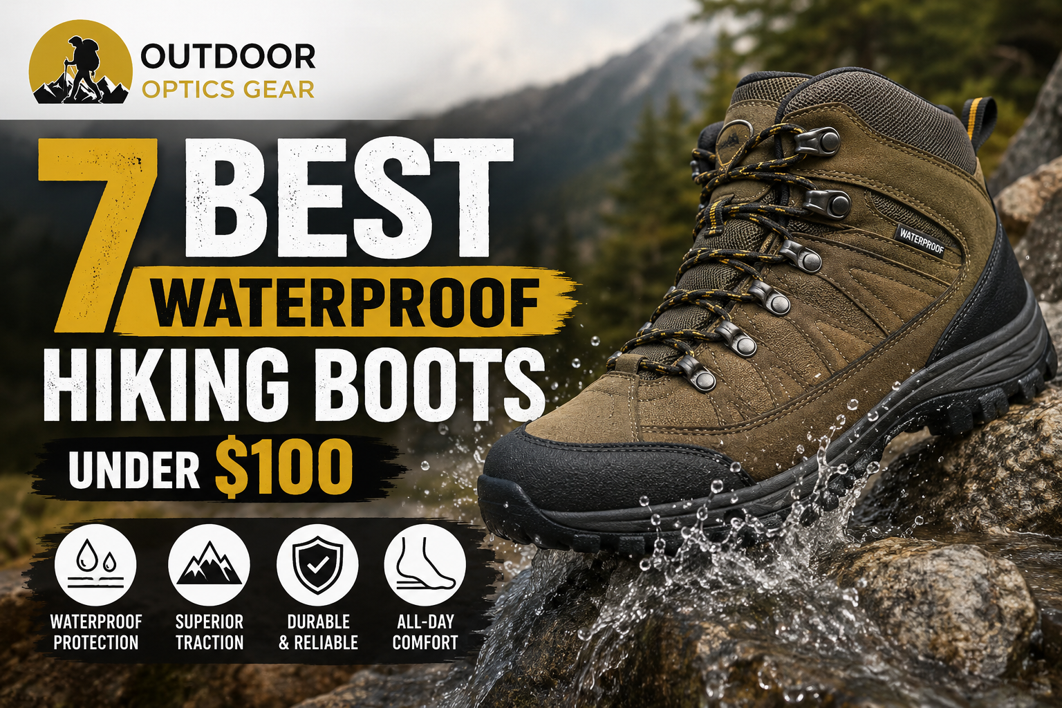 7 Best waterproof hiking boots under $100