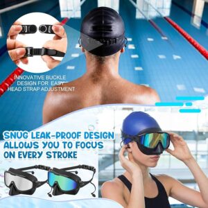 Kanayu Swim Goggles with Nose Cover & Earplug