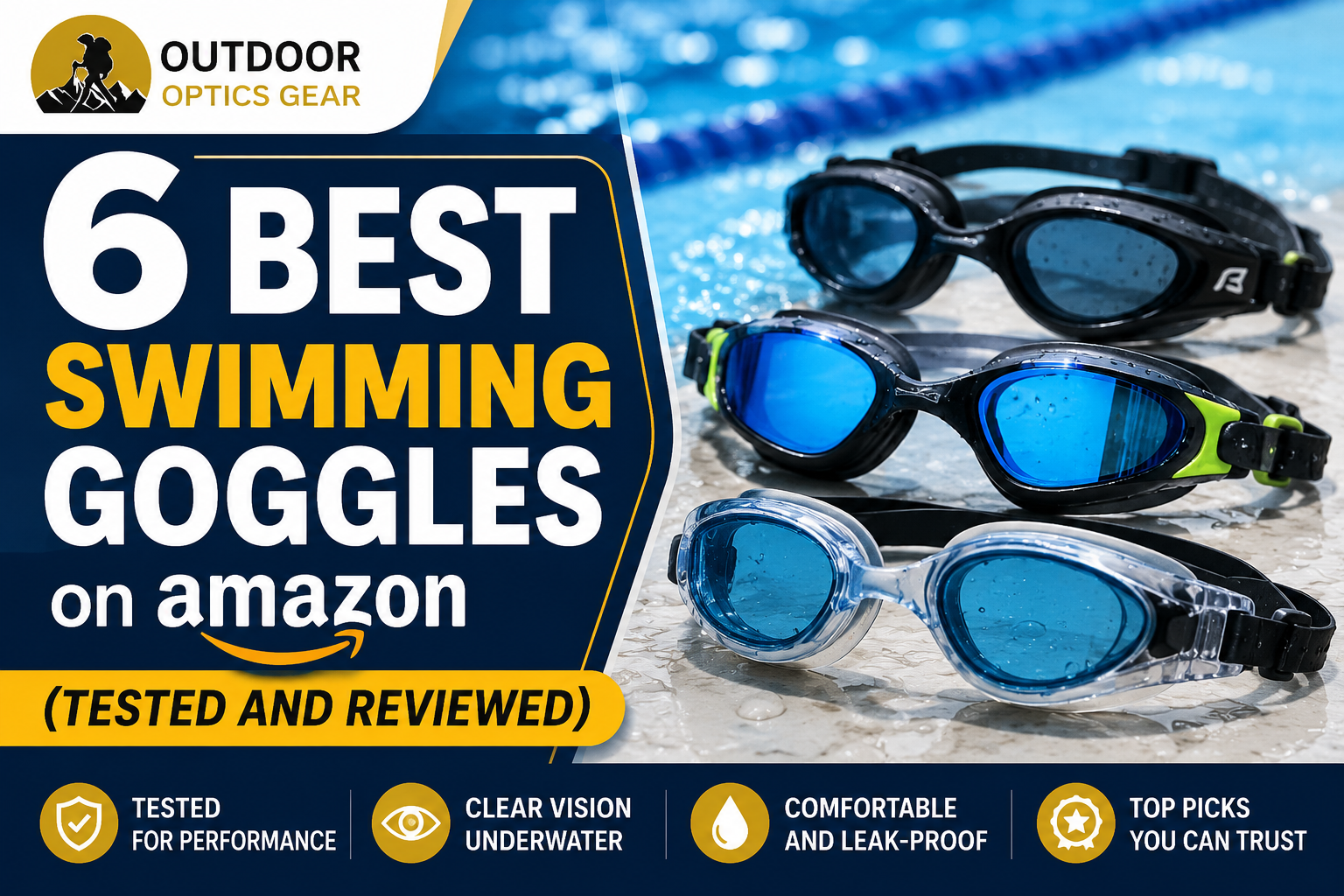 6 Best Swimming Goggles  –(Tested and Reviewed)