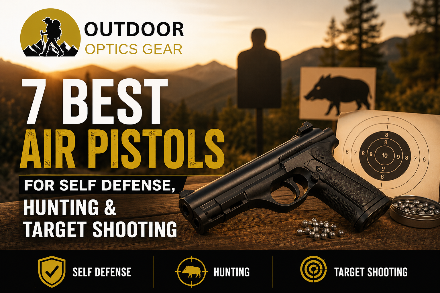 7 Best Air Pistols for Self Defense, Hunting & Target Shooting