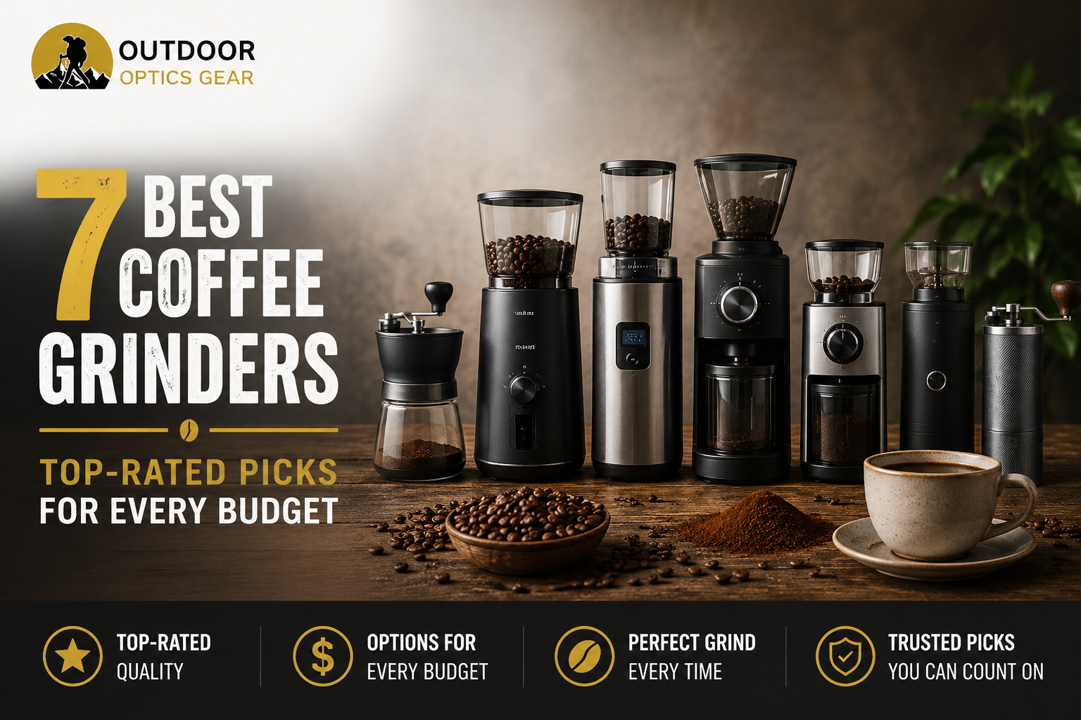 7 Best Coffee Grinders : Top-Rated Picks for Every Budget