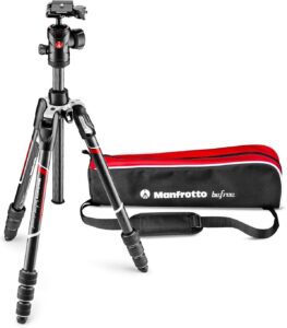 Manfrotto Befree Live Advanced Carbon Fiber Tripod.