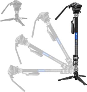 Leofoto LS-324C Carbon Fiber Tripod + BV-10 Fluid Head.
