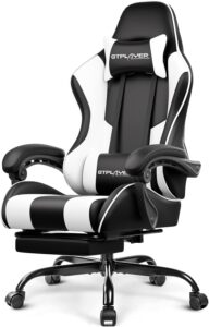 GTPLAYER Gaming Chair with Footrest