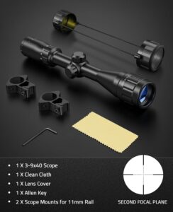 CVLIFE 3-9x40 AO – Best Budget Illuminated Break Barrel Air Rifle Scope.