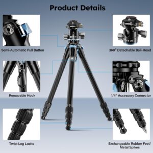 SIRUI AM-254 + KS-20 Carbon Fiber Travel Tripod Review