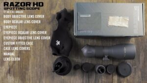 1. Vortex Razor HD 27-60x85 Angled Spotting Scope – Best Overall