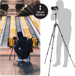 Manfrotto Befree Live Advanced Carbon Fiber Tripod.