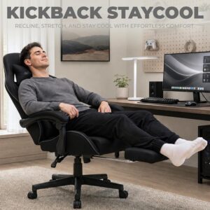 Dowinx Gaming Chair with Pocket Spring Cushion