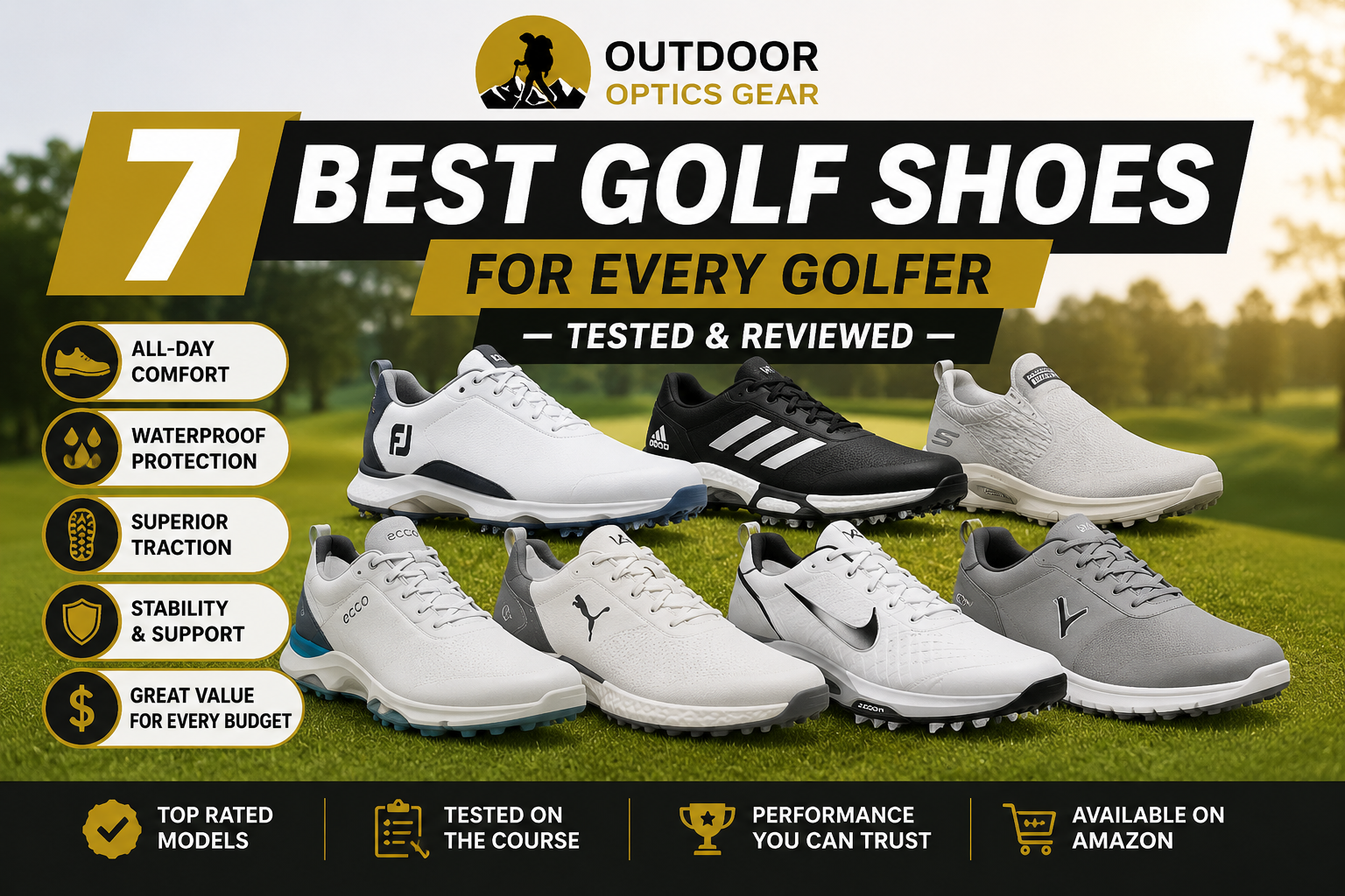 7 Best Golf Shoes for Every Golfer – Tested & Reviewed