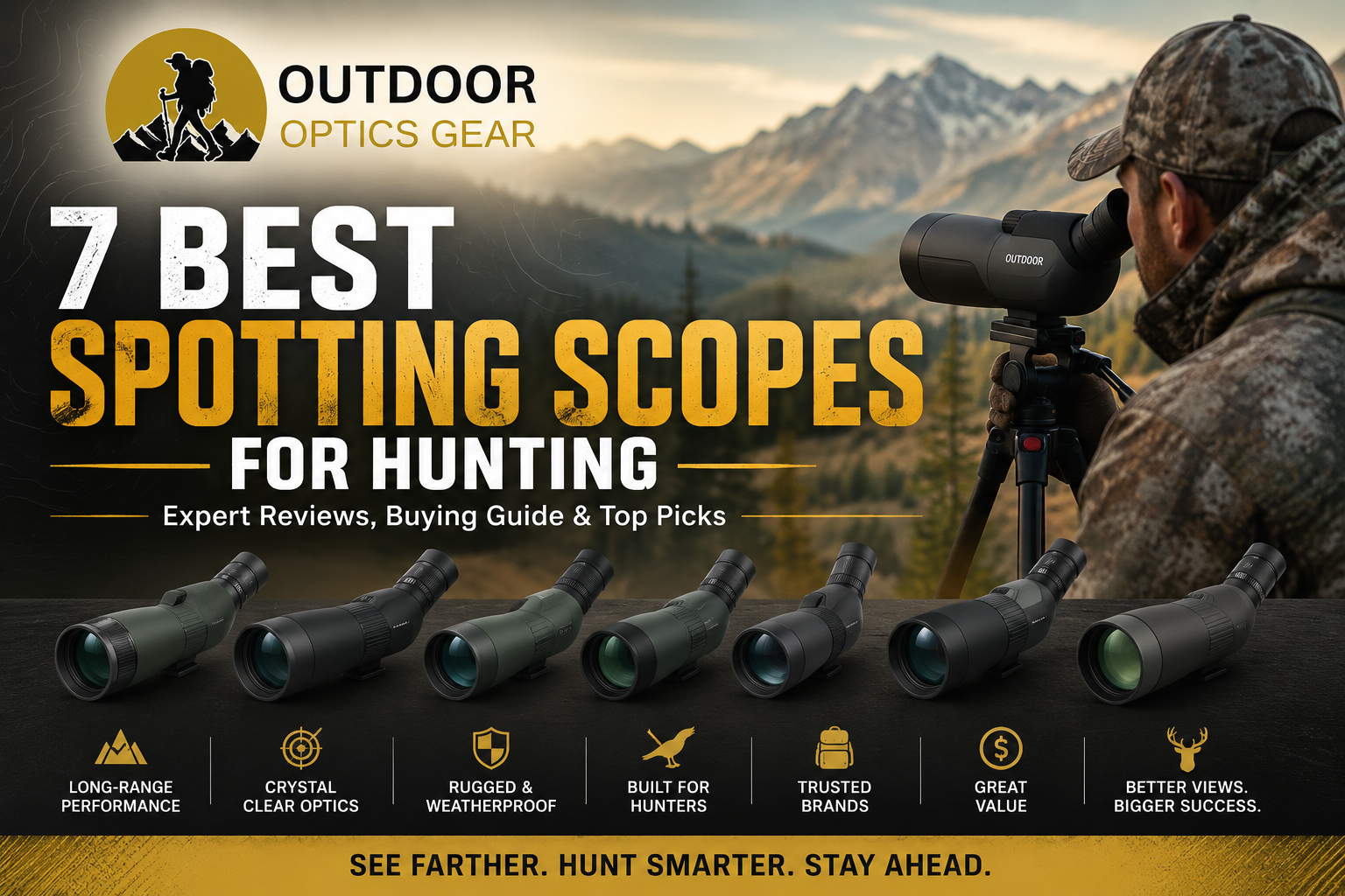 7 Best Spotting Scopes for Hunting – Expert Reviews, Buying Guide & Top Picks