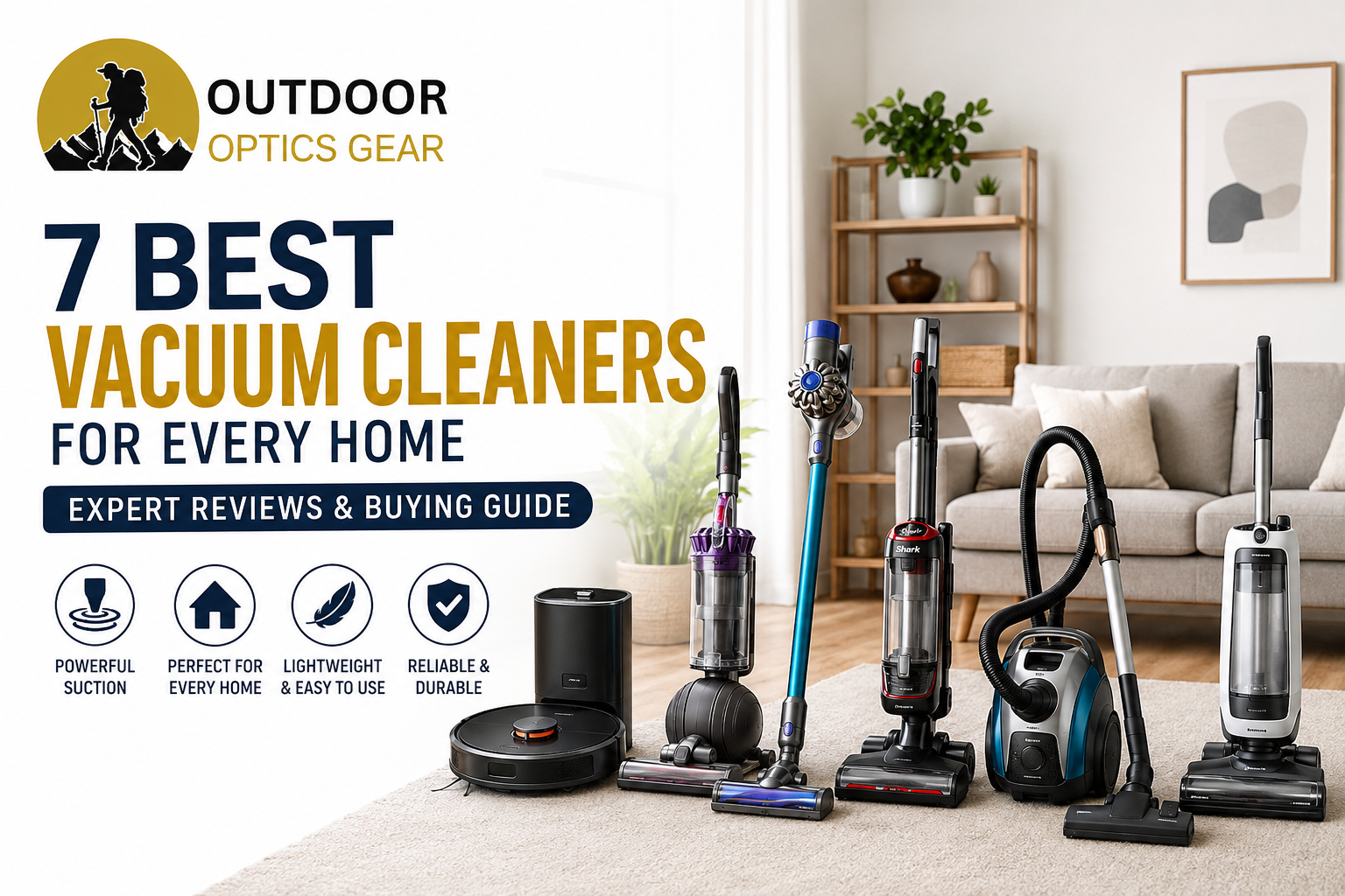 7 Best Vacuum Cleaners for Every Home – Expert Reviews & Buying Guide
