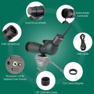 SVBONY SV406P 20-60×80 ED Spotting Scope