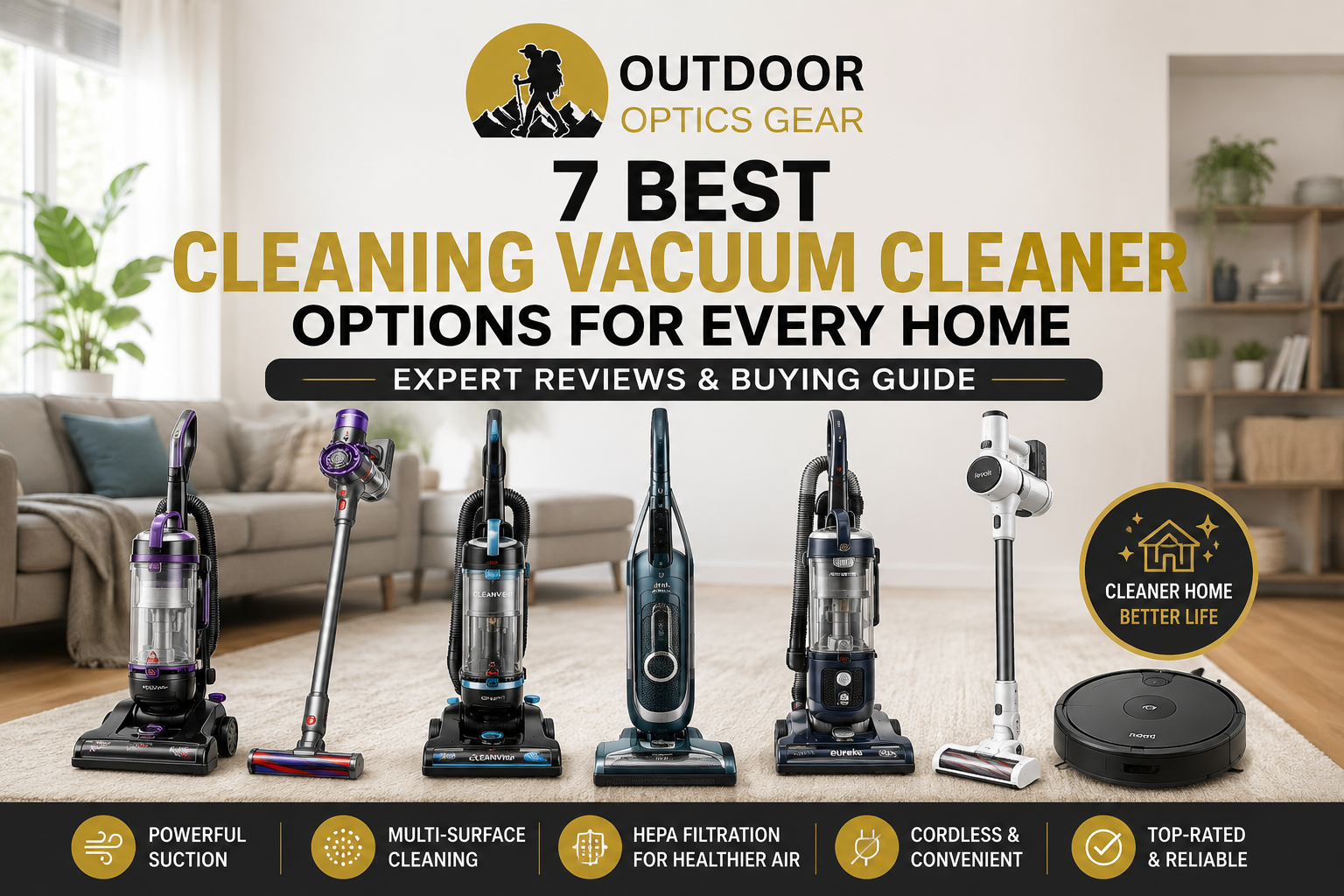 7 Best Cleaning Vacuum Cleaner Options for Every Home – Expert Reviews & Buying Guide