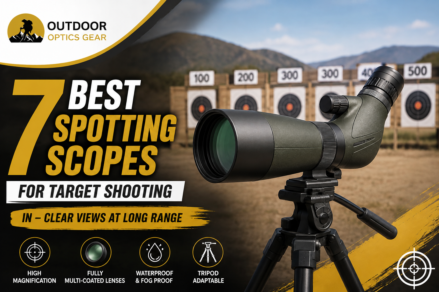 7 Best Spotting Scopes for Target Shooting in – Clear Views at Long Range
