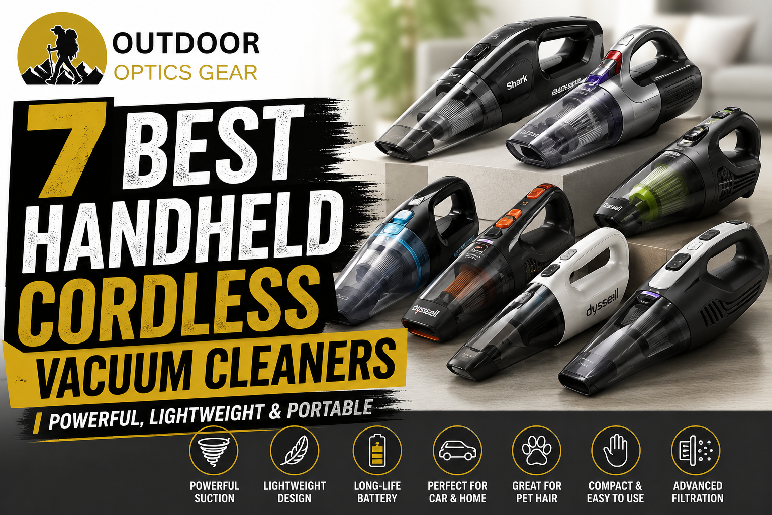 7 Best Handheld Cordless Vacuum Cleaners – Powerful, Lightweight & Portable