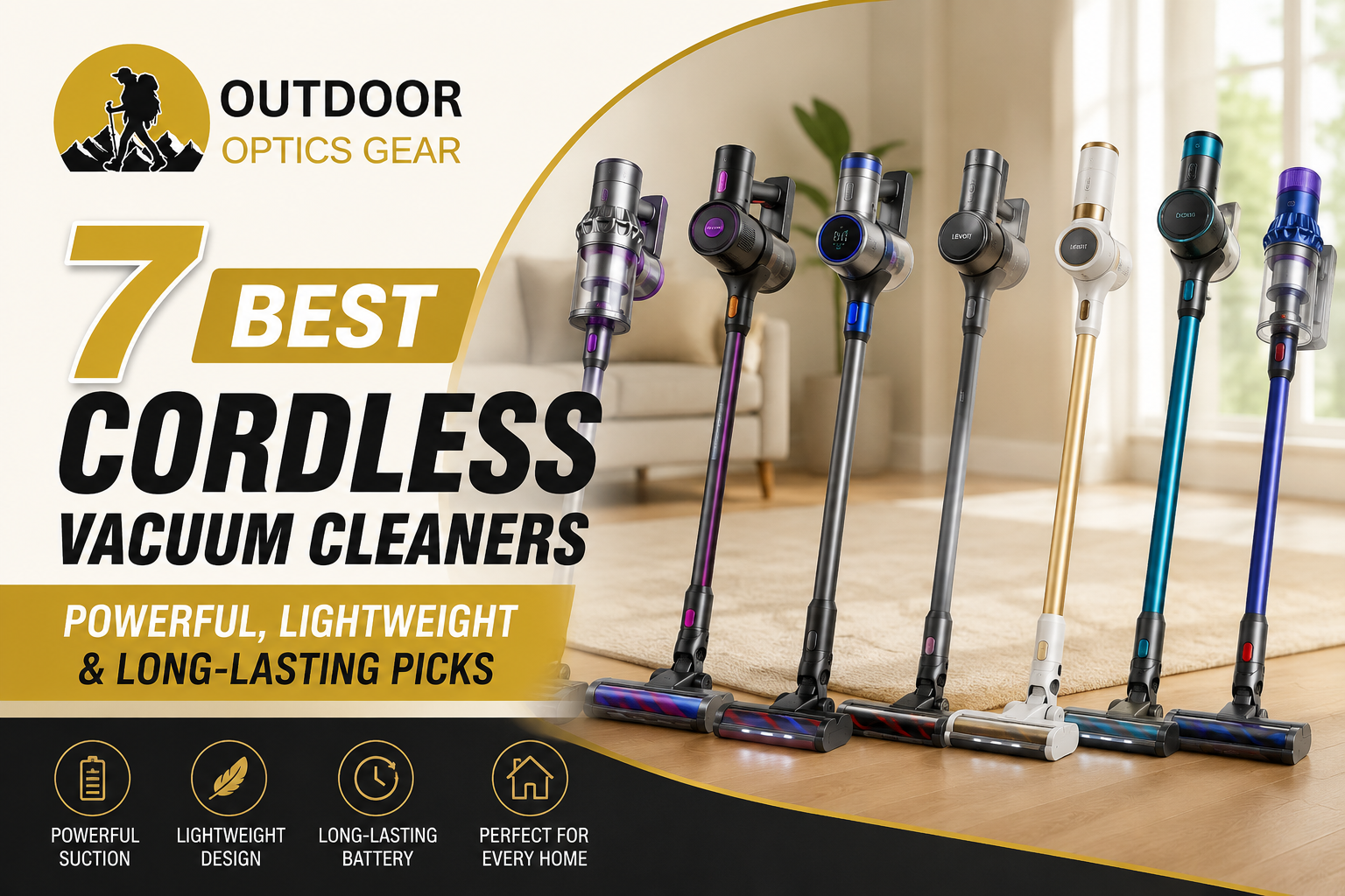 7 Best Cordless Vacuum Cleaners – Powerful, Lightweight & Long-Lasting Picks