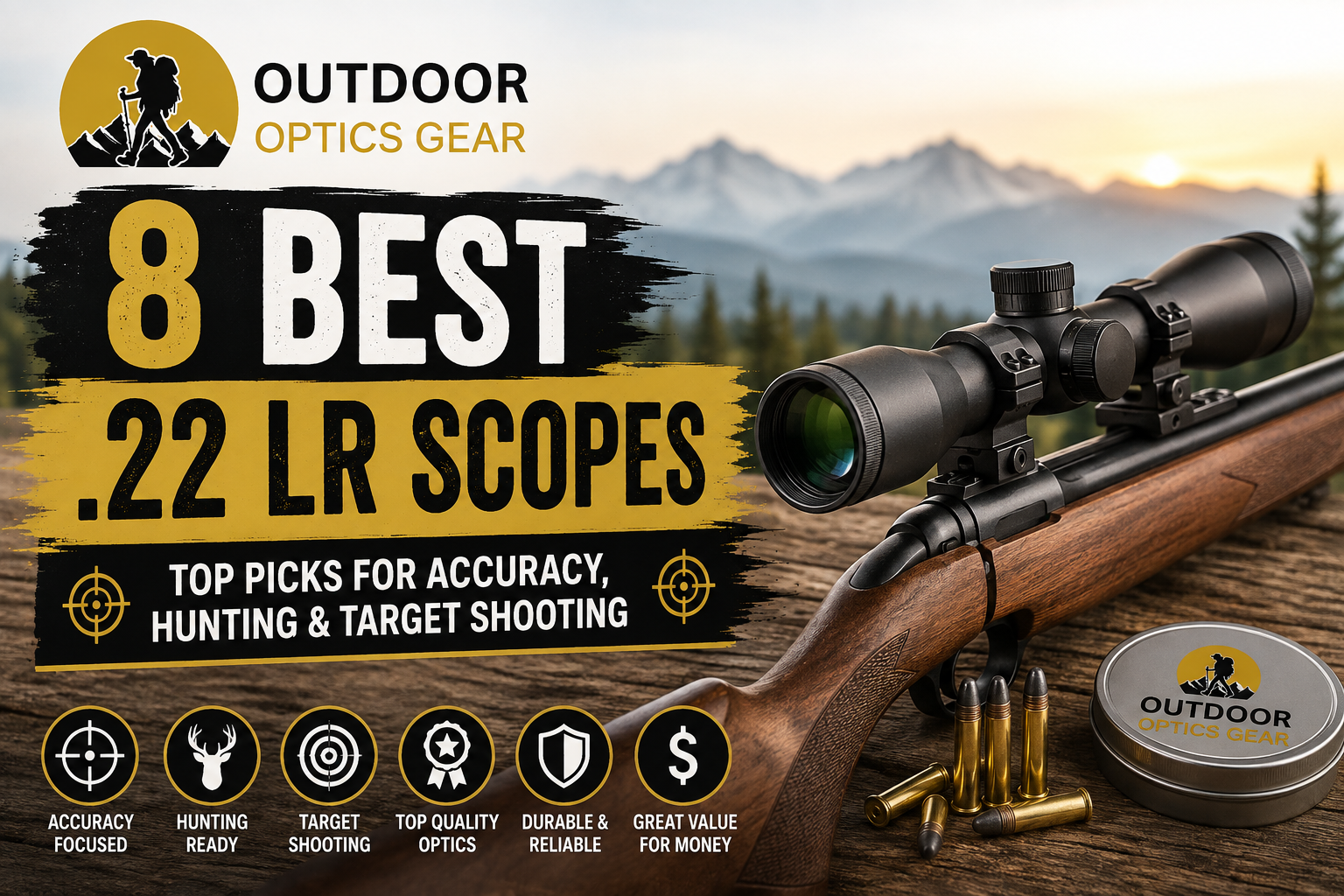 8 Best .22 LR Scopes – Top Picks for Accuracy, Hunting & Target Shooting