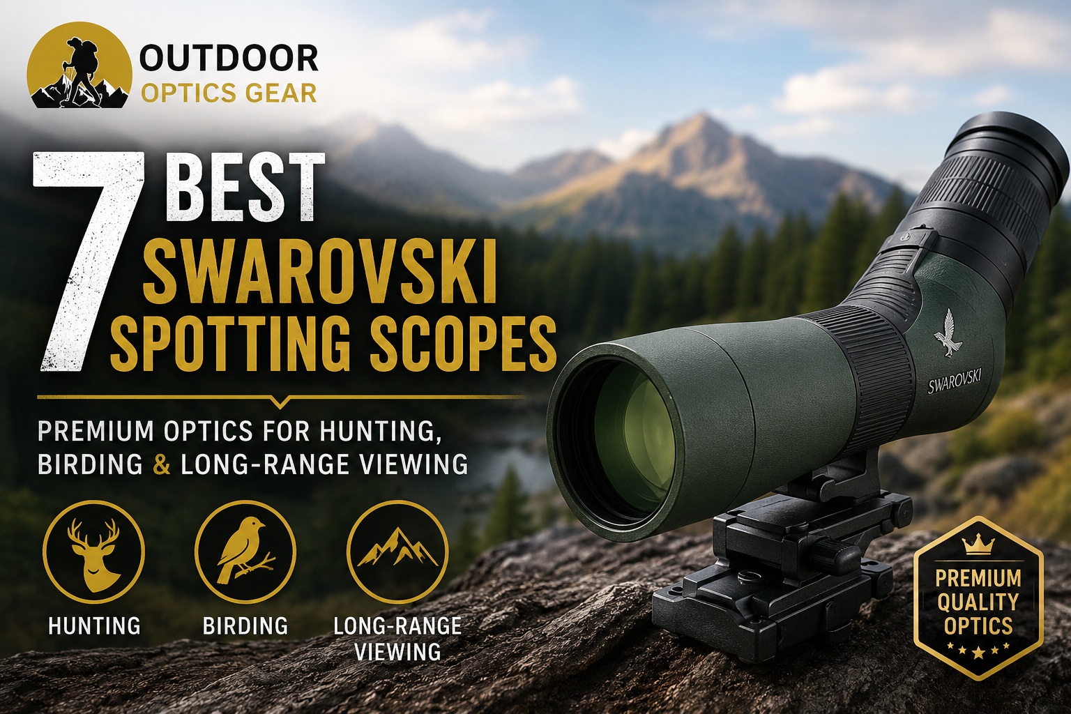 7 Best Swarovski Spotting Scopes – Premium Optics for Hunting, Birding & Long-Range Viewing