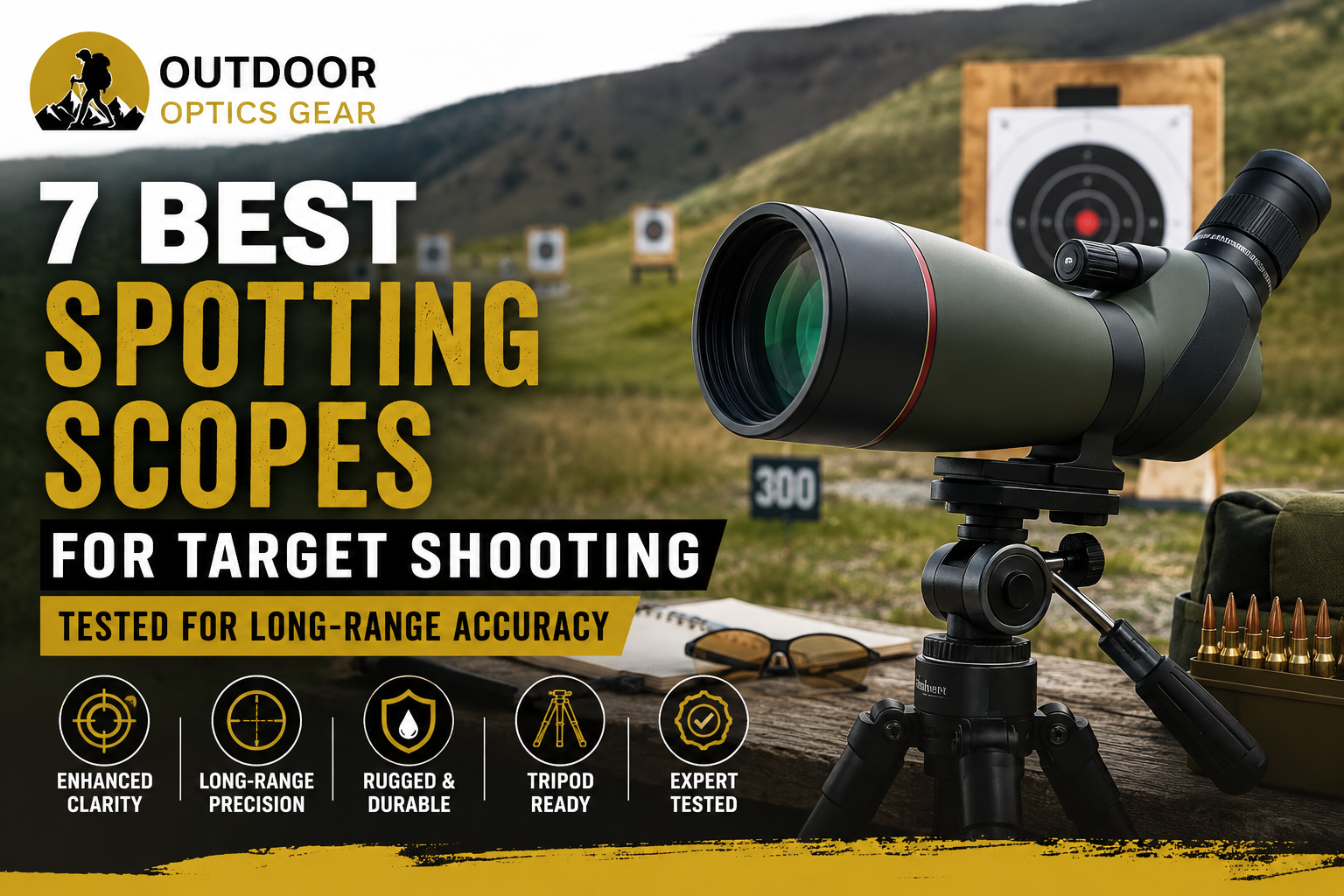 7 Best Spotting Scopes for Target Shooting – Tested for Long-Range Accuracy