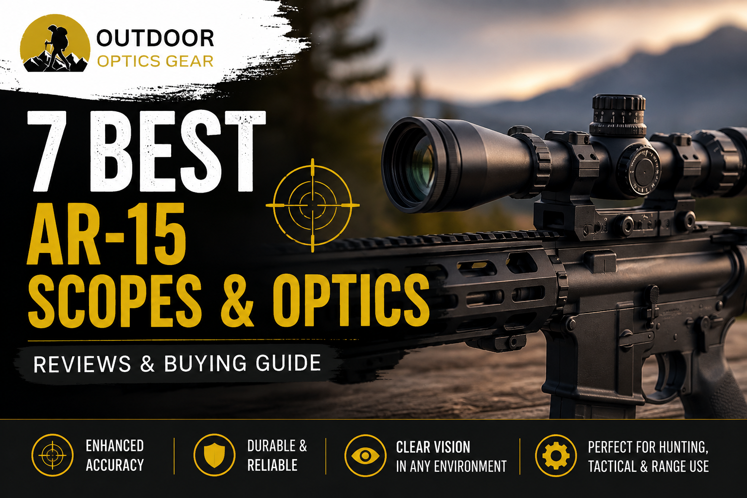 7 Best AR-15 Scopes & Optics (Reviews & Buying Guide)