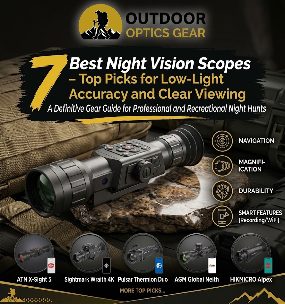 7 Best Night Vision Scopes for the Money – Top Picks for Hunting, Accuracy & Low-Light Viewing