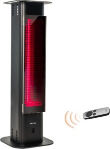 EAST OAK 1500W Portable Tower Patio Heater