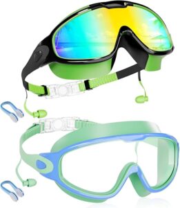 Seago Swim Goggles 2 Pack for Kids