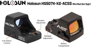 Holosun HS507K X2 — Best Overall Red Dot for Glock 43X MOS