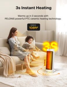 PELONIS PH-19J 1500W Fast Heating Space Heater