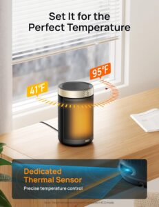 Dreo 1500W PTC Ceramic Space Heater with Thermostat