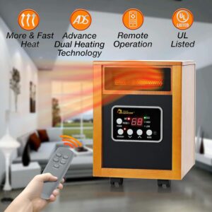 Dr Infrared Heater Portable Space Heater with Humidifier