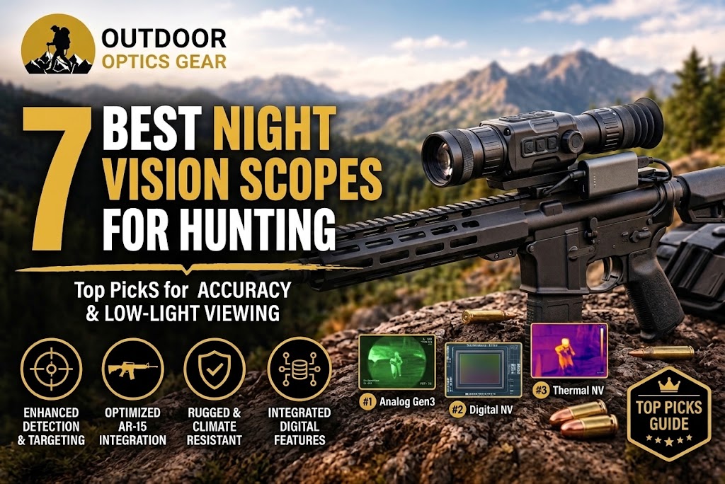 7 Best Night Vision Scopes for Hunting – Top Picks for Accuracy & Low-Light Viewing