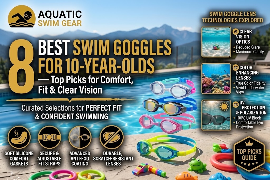 8 Best Swim Goggles for 10-Year-Olds – Top Picks for Comfort, Fit & Clear Vision