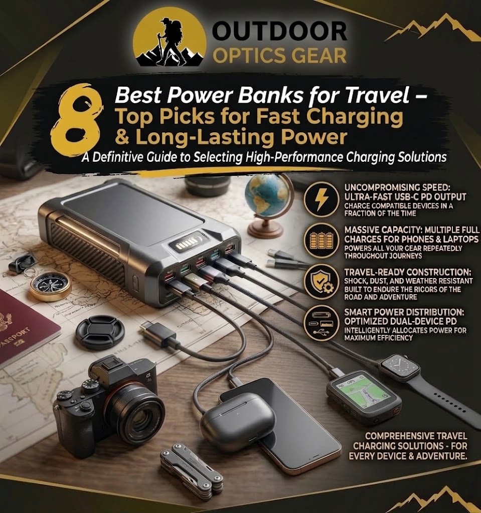 8 Best Power Banks for Travel – Top Picks for Fast Charging & Long-Lasting Power