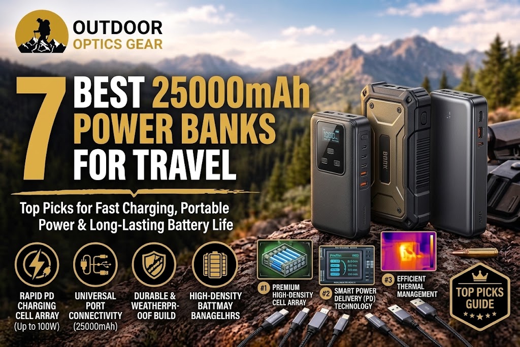 7 Best 25000mAh Power Banks for Travel – Top Picks for Fast Charging, Portable Power & Long-Lasting Battery Life
