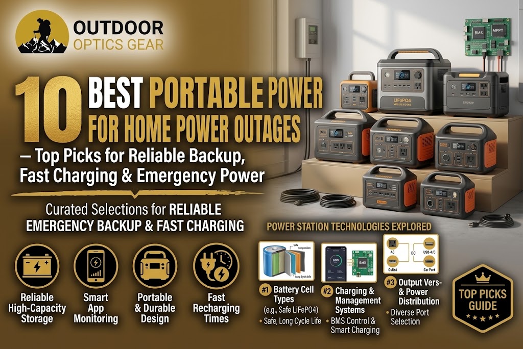 10 Best Portable Power Stations for Home Power Outages – Top Picks for Reliable Backup, Fast Charging & Emergency Power