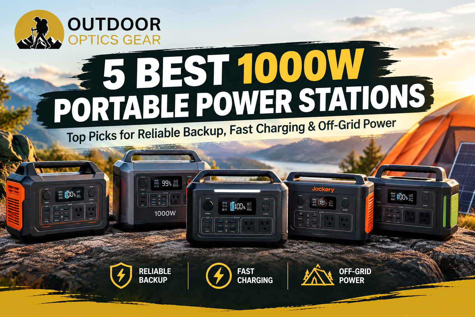 5 Best 1000W Portable Power Stations – Top Picks for Reliable Backup, Fast Charging & Off-Grid Power