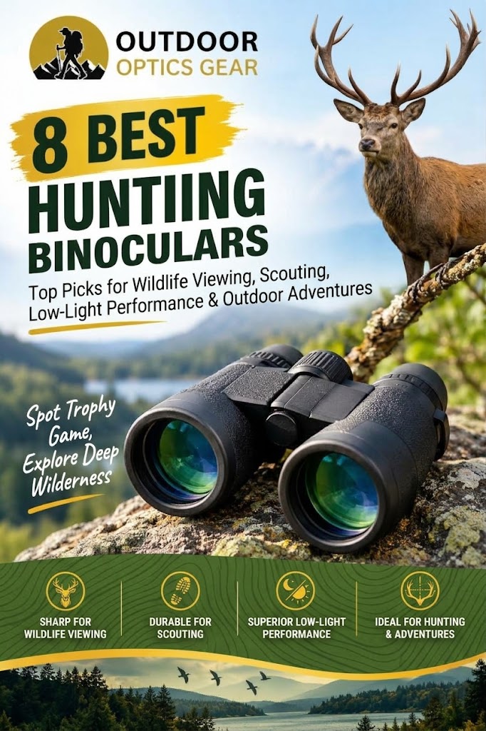 8 Best Hunting Binoculars – Top Picks for Wildlife Viewing, Scouting, Low-Light Performance & Outdoor Adventures